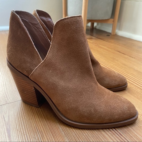 Steve Madden Aker brown sueded leather bootie SIZE 7 - Picture 3 of 12